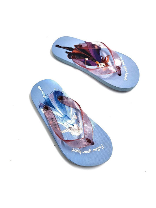 Kids' Flip Flops Frozen Light Blue Disney Frozen Elsa Anna