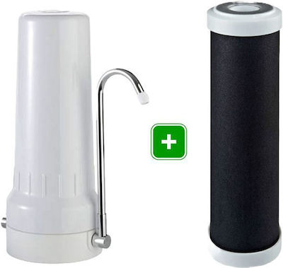 Atlas Filtri Countertop Water Filter System Depural Top with 10" Replacement Filter Atlas Filtri CA-SE 10 PB SX 0.5 μm 802164710984213