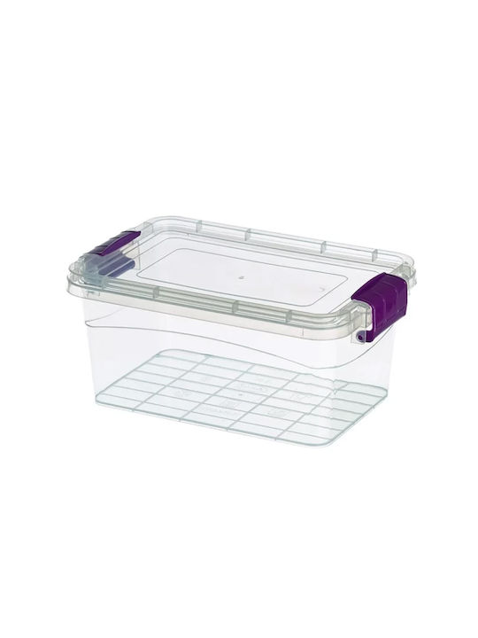 Sidirela Beta Plastic Storage box with Cap Transparent 3.5lt 1pcs