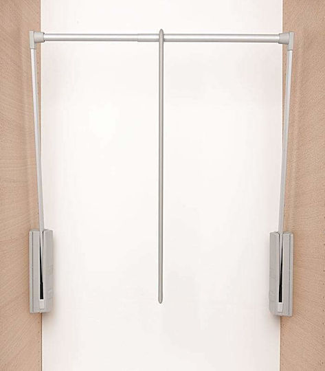 Ergo Metal Wardrobe Lift Silver 131808.0002 1pcs