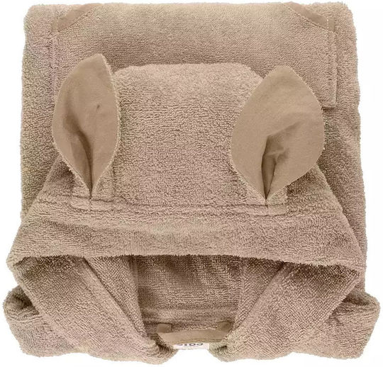 Bibs Kangaroo Детско Пончо За Плаж Бежово