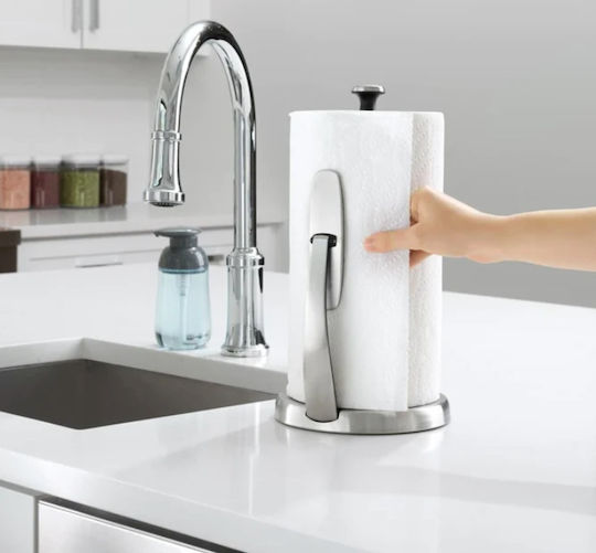 OXO SimplyTear Βάση για Χαρτί Κουζίνας Μεταλλική Ασημί 13321800 OXO SimplyTear Βάση για Χαρτί Κουζίνας Μεταλλική Ασημί 13321800