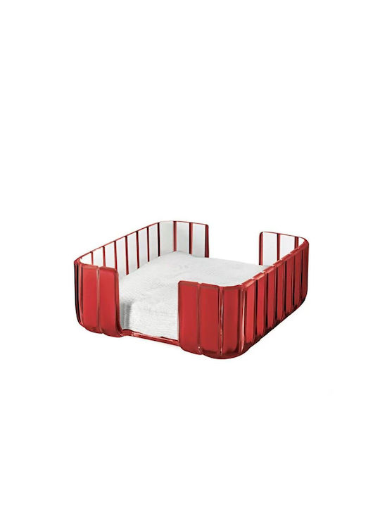 Guzzini Grace Serviettenhalter Rot 19x19x8cm 29330065