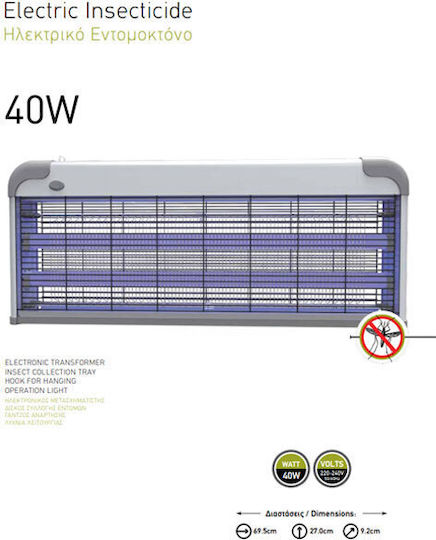Eurolamp Înșelătorie electrică pentru insecte 40W 60m² 147-46044