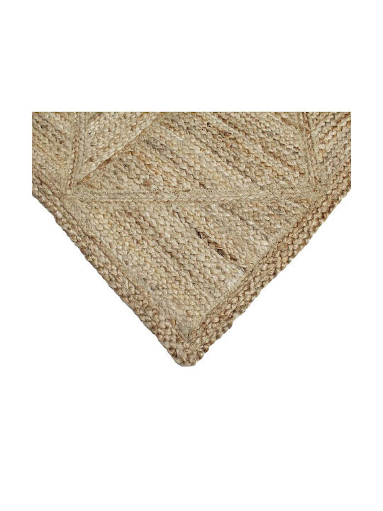 ArteLibre Rauten Teppich Rechteckig Sommer aus Jute Natural Utah