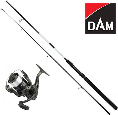 Dam Set Spinning Lanseta de pescuit pentru Învârtire 2.70m cu Mecanism 30-60gr