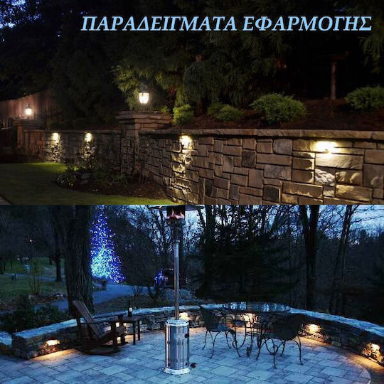 Adeleq Таванно осветление 19бр Бяла с Вграден LED