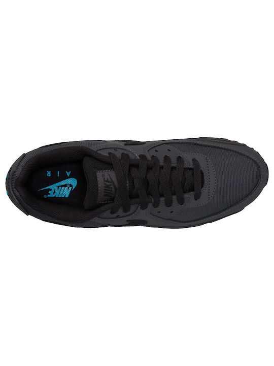 Air Max 90 Мъжки Маратонки Dark Smoke Grey / Black / Laser Blue