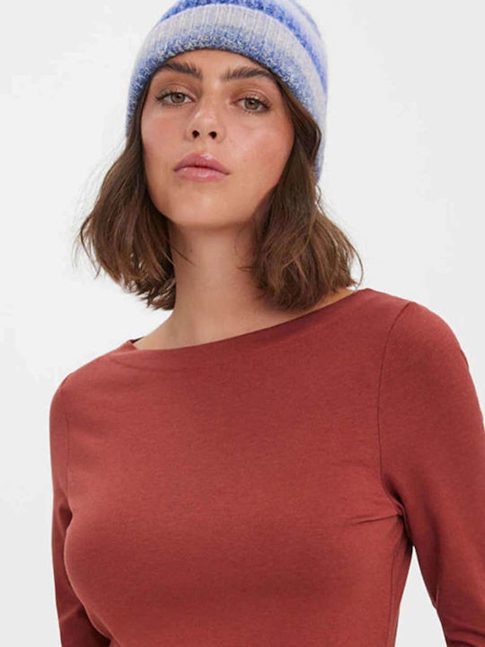 Ga Boo Beanie Feminin Căciulă cu Tricotaj Rib Sodalite Blue
