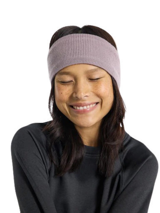 Burton Mountain Γυναικείο Fleece Headband με Rib Πλέξη Elderberry