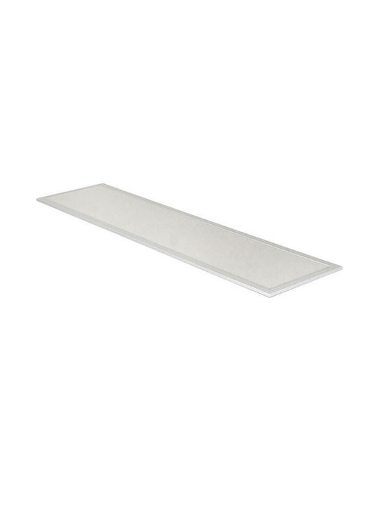 Adeleq Rectangular Pendant LED Panel 50W with Warm White Light 3000K 120x30cm