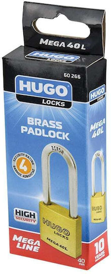 Hugo Locks Mega 30L Bronze Padlock Lengthened with Key 30mm 1pcs