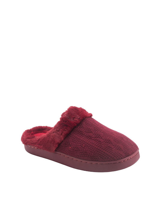 Jomix Women's Slipper with Fur In Red Colour