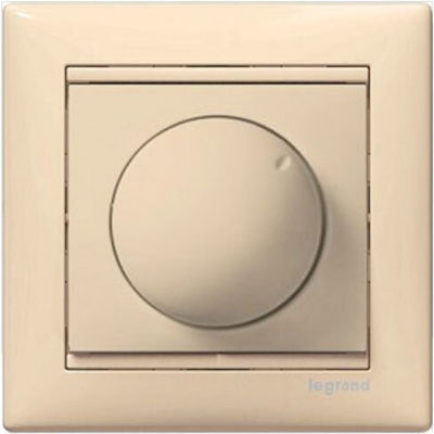 Legrand Valena μηχανισμός Recessed Simple Front Dimmer Switch Rotary 400W Beige