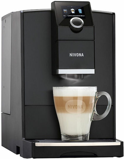 Nivona CafeRomatica 790 Automatische Espressomaschine 1455W Druck 15bar mit Mahlwerk Schwarz