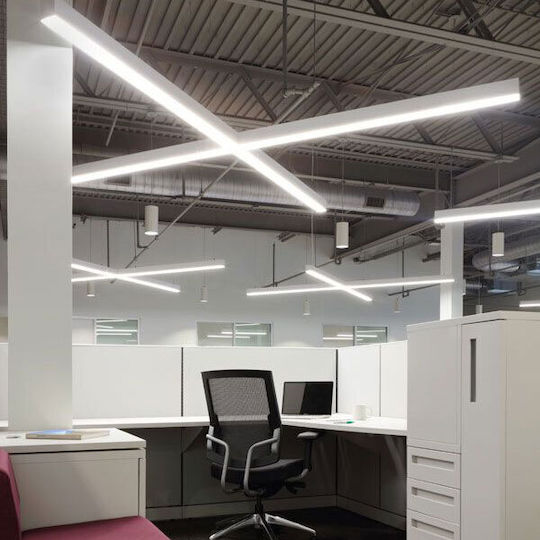 Elvhx LED Γραμμικό Φωτιστικό Οροφής 18W Ψυχρό Λευκό IP20 Μ60xΒ7xΥ7εκ.