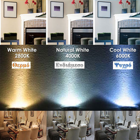 Adeleq LED Bulb 12W 112mm for Socket B22 and Shape A60 Cool White 1200lm
