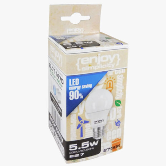 Elvhx Λάμπα LED 13.2W για Ντουί E27 και Σχήμα A60 Φυσικό Λευκό 1521lm