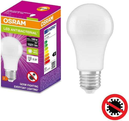Ledvance Λάμπα LED 13W για Ντουί E27 και Σχήμα A100 Φυσικό Λευκό 1521lm