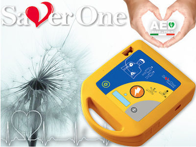 Ami Italia Saver One Defibrillator Automatisch 360J mit einfacher Batterie