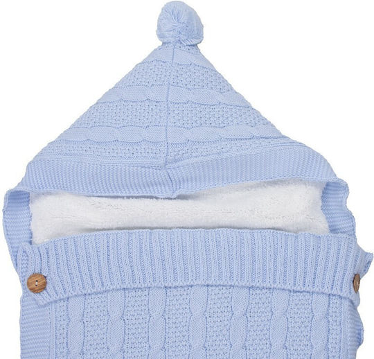 Babybal Winter Baby Schlafsack Hellblau Babybal Winter Baby Schlafsack Hellblau