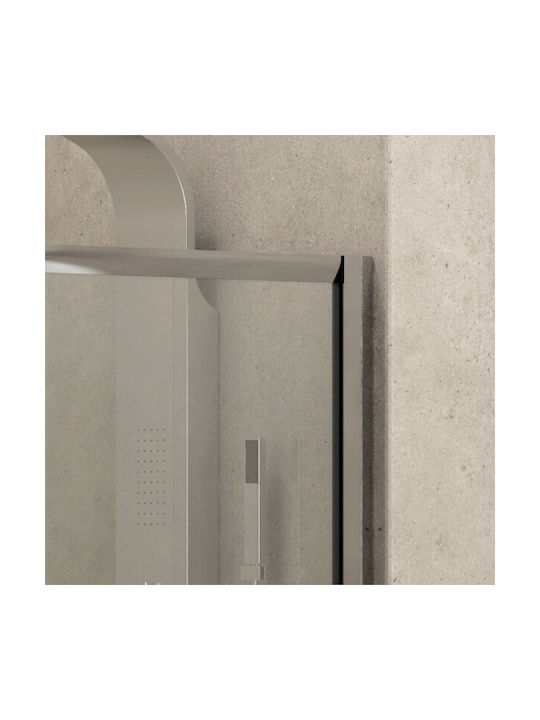 Karag New Flora 500 Διαχωριστικό Ντουζιέρας με Συρόμενη Πόρτα 100x180cm Clear Glass