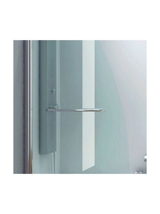 Karag M9 Διαχωριστικό Μπανιέρας 85x140cm Clear Glass