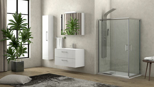 Karag New Flora 100 Cabin for Shower with Sliding Door 70x110x180cm Clear Glass