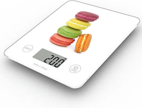 Telemax KG-652 Ψηφιακή Ζυγαριά Κουζίνας έως 5kg Πολύχρωμη