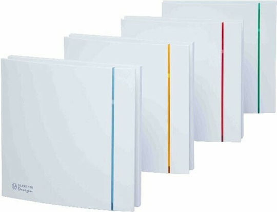 S&P Design 100CZ 5210602600 Wandmontage Lüfter für das Badezimmer 100mm Silber