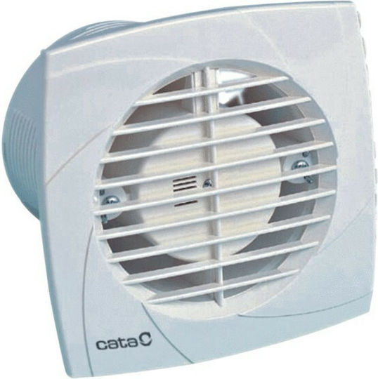 Cata B 8 Plus Επιτοίχιος Εξαεριστήρας Μπάνιου 90mm Λευκός