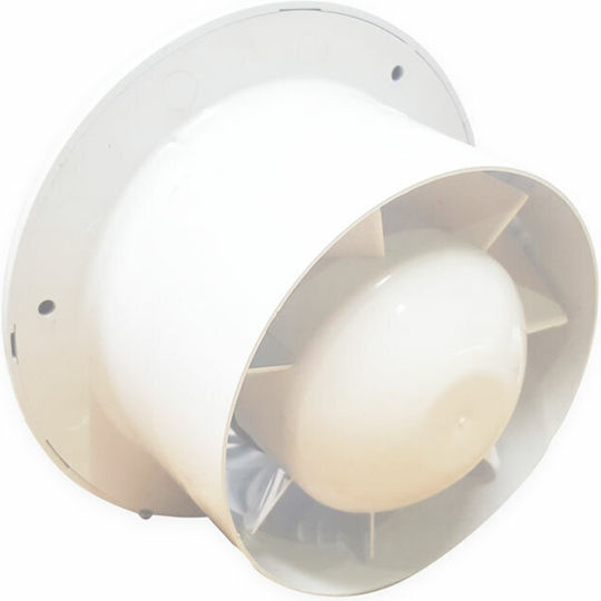 Dospel NV 10 S Επιτοίχιος Εξαεριστήρας 100mm Λευκός