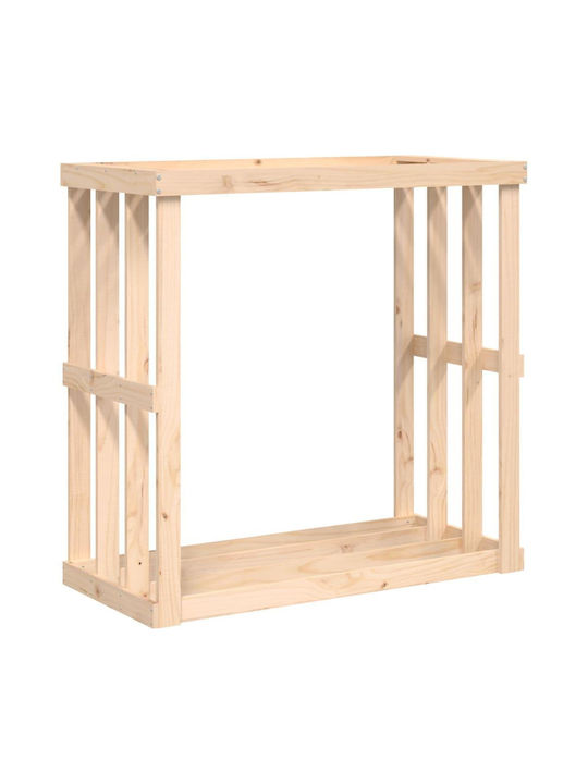 vidaXL Metallic Box Wood Storage 108x52x106cm Beige