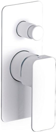 Eurorama Quadra für Dusche 2 Ausgänge Chrome