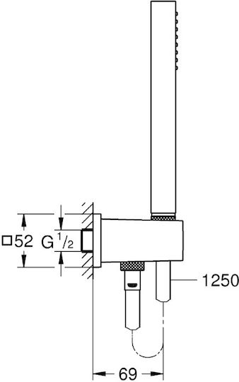 Grohe Euphoria Cube Replacement Water Supply
