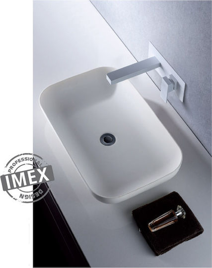 Imex Suiza Μίκτης Μπαταρίας Εντοιχισμού Νιπτήρα 1 Εξόδου Λευκός