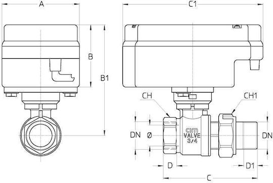 Cimberio CIM 603/RE Two-Way Gas Autonomy Solenoid Valve 1¼"
