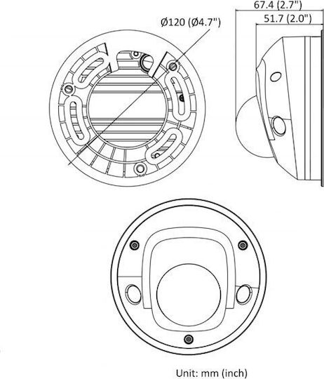 Hikvision DS-2CD2545FWD-IWS IP Cameră de Supraveghere Wi-Fi Full HD+ 4MP Rezistentă la apă cu Microfon și Lentilă 2.8mm