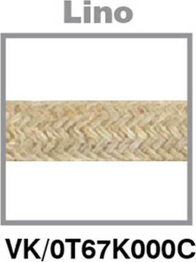 VK Lighting Fabric Cable 3x0.75mm² 1m in Beige Color 1m 47143-012654
