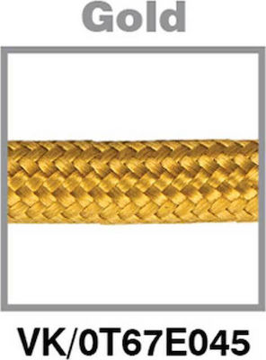 VK Lighting Υφασμάτινο Καλώδιο 3x0.75mm² 1m σε Χρυσό Χρώμα 47143-051654