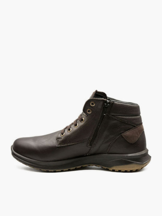 Leder Schwarz Herrenstiefel Wasserdicht Anatomisch