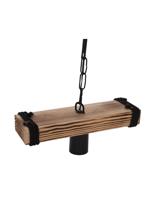 HomeMarkt Pendant Light Brown with Socket E27 15cm