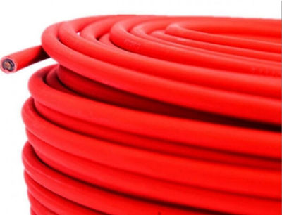 H07V-R Netzkabel mit Durchmesser 1x35mm² Gleichstrom in Rot Farbe