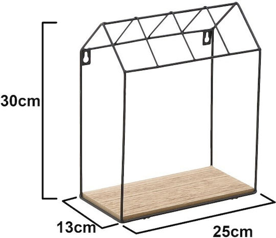 Ράφι Μαύρο 25x13x30εκ.