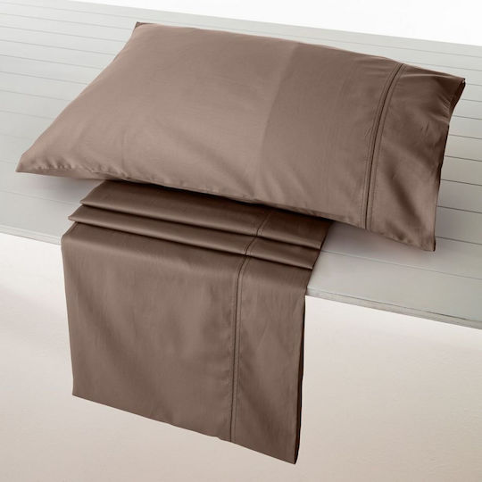Vesta Home Кралица 160x200+40см. с Ластик Athena 302 Brown Vesta Home Кралица 160x200+40см. с Ластик Athena 302 Brown