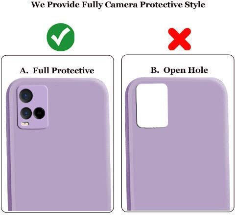 Silky Soft Touch Back Cover Σιλικόνης Τιρκουάζ (Vivo Y21 / Y21s / Y33s)
