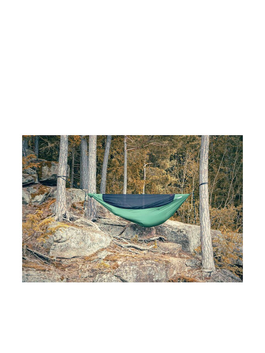Ticket To The Moon Hängematte Fallschirm Einzeln Stoff Forest Green 310x140cm