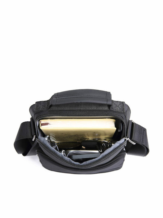 Leather Men's Bag Shoulder / Crossbody Black