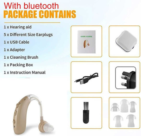 Scienlodic Scienlodic Rechargeable BTE Hearing Aid G-25BT-BG