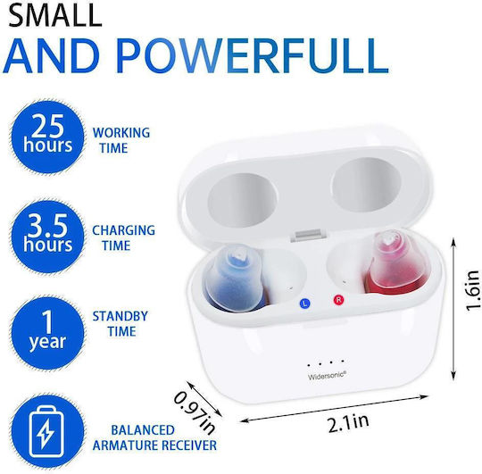 IncenSonic V30 Rechargeable ITC Hearing Aids
